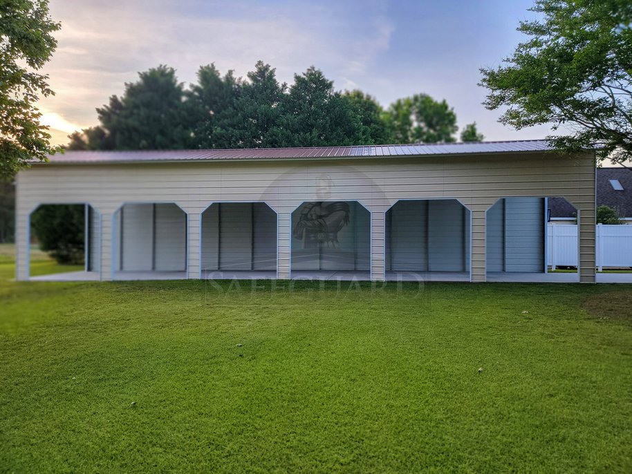 Cantilever Carport from side