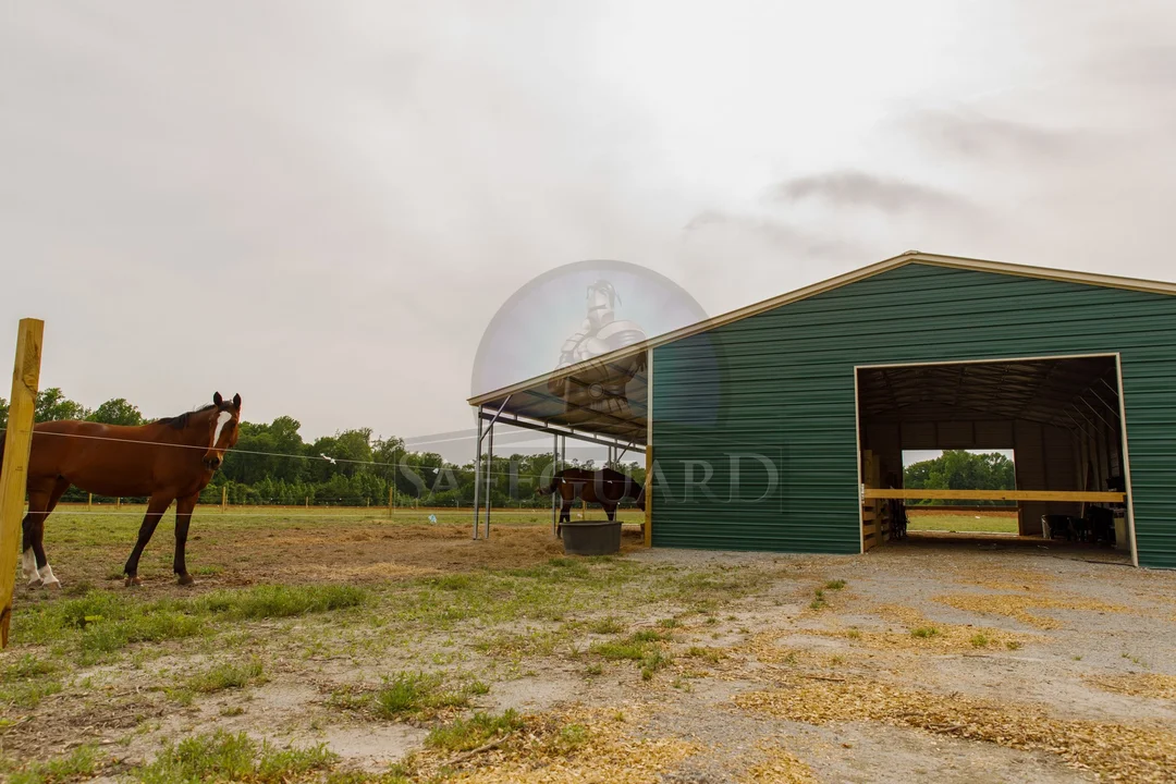 Certified and engineered Seneca horse barn