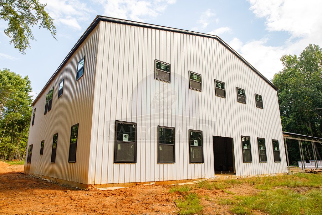 Metal residential building exterior