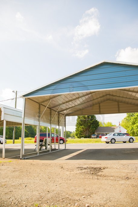 Opening of steel carport