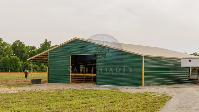 Prefab horse barn