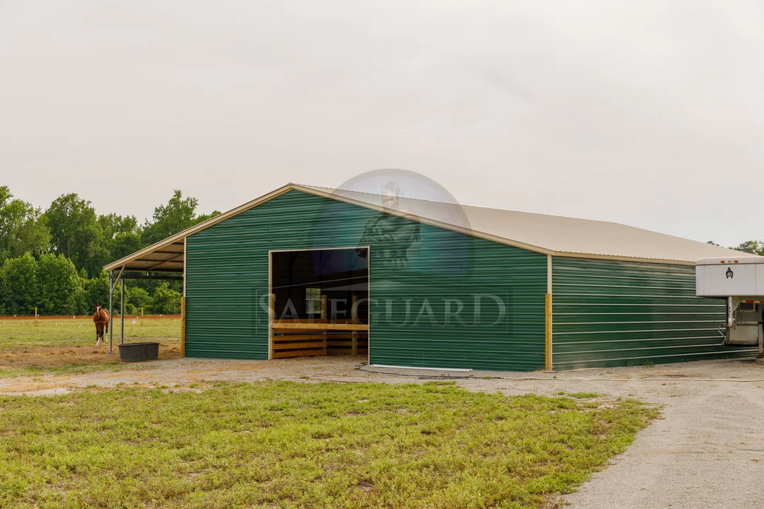 Prefab horse barn