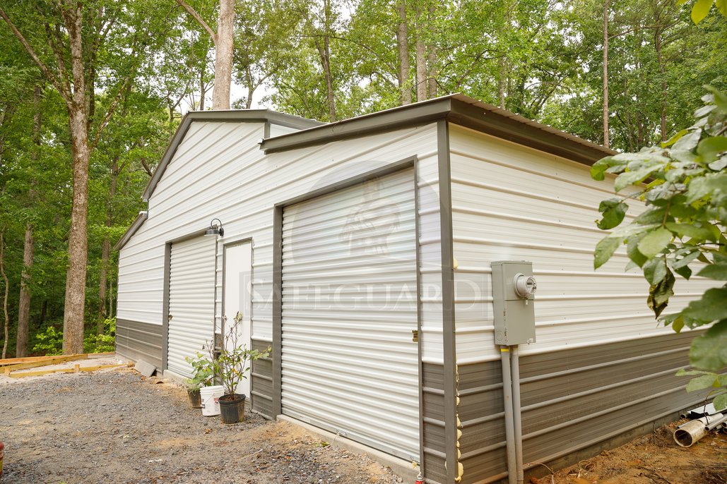 Corner of storage barn