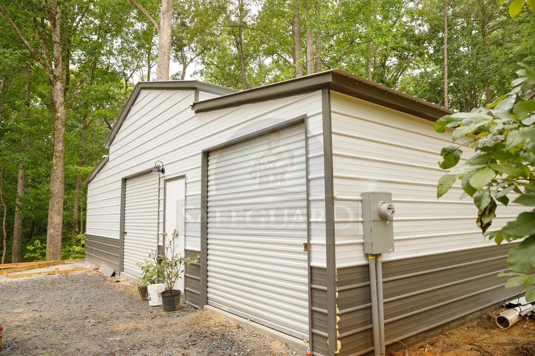 Corner of storage barn